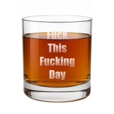 F This Day Rocks Glass Funny Coworker Gift