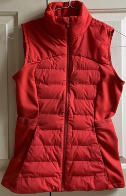 ジャケット・アウター Lululemon Down for it all vest 6 🍒LULULEMON sz 6 DOWN FOR IT ALL VEST 700-Fill CARNATION RED