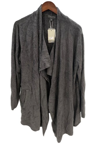Cardigan Aperto Barefoot Dreams CozyChic Lite Nero – Taglia L/XL A669829