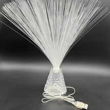 14 inch Corded Fiber Optic Mood Novelty Lamps Lighting Lite with Color-Changi...