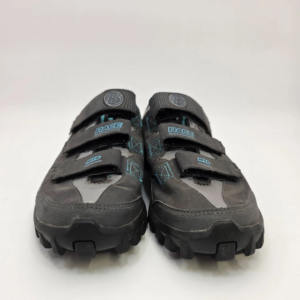 Zapatos de ciclismo de carrera Bontrager Inform para mujer MTB talla EE. UU. 8,5 euros 40 negros grises Foto 4 de 4