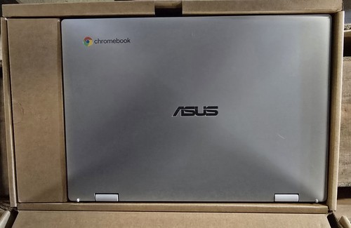 Asus Chromebook CX1102 11.6" Laptop Intel Celeron N4500 4GB 64GB CRACKED - Picture 2 of 2