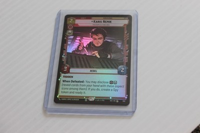 Karis Nemik Star Wars Unlimited #658 Secrets Of Power Rare Foil
