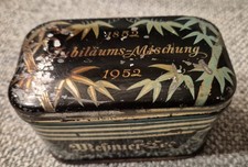 Blechdose Me&szlig;mer Tee-Jubil&auml;ums-Mischung 1852-1952. Sammlerst&uuml;ck Vintage