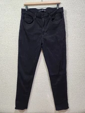 Joe's Skinny Jeans Flawless The Charlie Womens Size 31 Black High Rise Denim