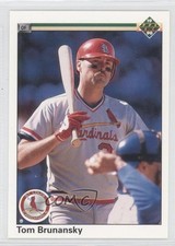 1990 Upper Deck Tom Brunansky #257 5v2