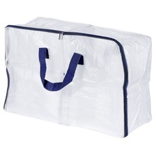 Wardrobe Storage Bags, Extra Large Size Folding Move, Navy Blue