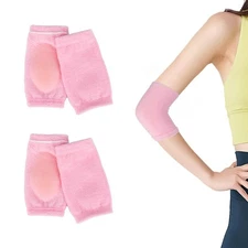 2 Pairs Elbow Moisturizing Sleeve Elbow Gel Cover Heel Socks Elbow Sleeves