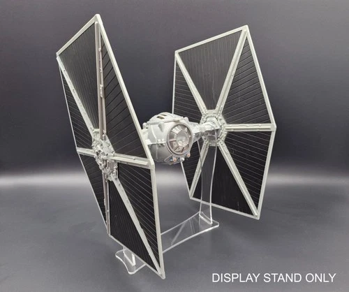 Star Wars MODERN LARGE TIE Fighter Ship Stand  LEGACY SAGA TVC (Larger Wings)
