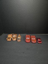 Lot Of 6 DISNEY PIXAR CARS, 3 LIGHTNING MCQUEEN, 3 Tow Mater