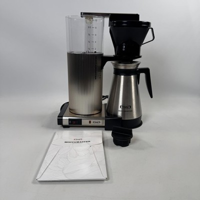 Technivorm Moccamaster 89213 Coffee Brewer, 40 oz, Brushed Silver