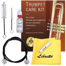 Essential Trumpet Care Set: Valve Oil, Slide Grease, Brushes