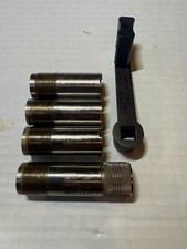 Remington 1100 Used 4 Piece Choke Set Wwrench 12 Gauge -desc In Details