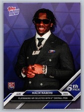 2024 Topps Now #D-4 Malik Nabers