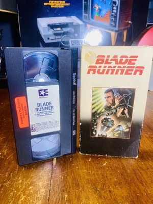 RARE BLADE RUNNER VHS Movie Video True 1st FIRST RELEASE PRINT Embassy 1982 1983