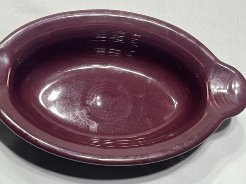 Fiesta Ware Purple Claret Individual Casserole Baking Dish