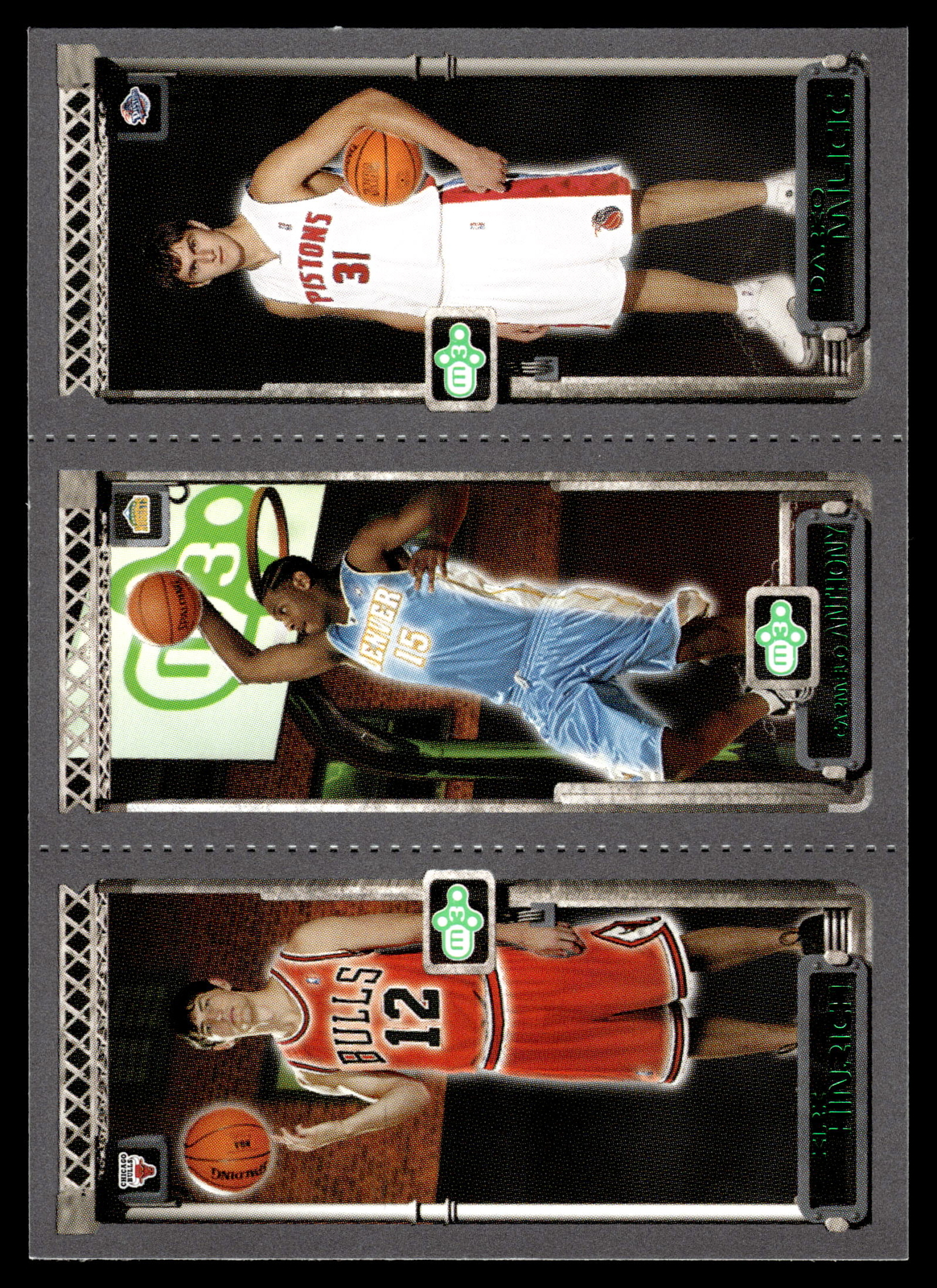 Kirk Hinrich / Carmelo Anthony 2003 Topps Rookie Card #117 / 113 / 112