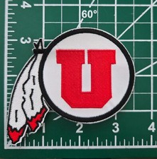 Utah Utes  3.5" Embroidered Iron/Sew on Patch~ Free Tracking!