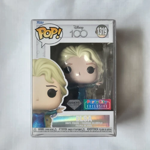Funko Pop! Disney 100 Frozen - Elsa #1319 Diamond Collection PartyCity Exclusive