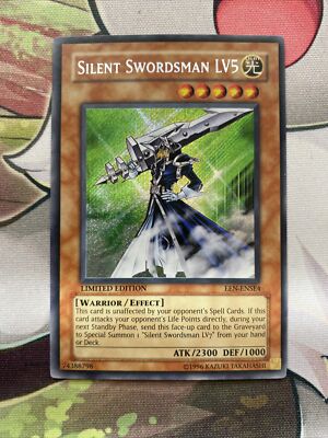 Yu-Gi-Oh!  Silent Swordsman LV5 Elemental Energy EEN-ENSE4 Limited Edition MP