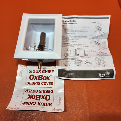 Sioux Chief 696 Series OxBox Fire Rated Ice Maker Outlet Box 150 PSIG Arrester