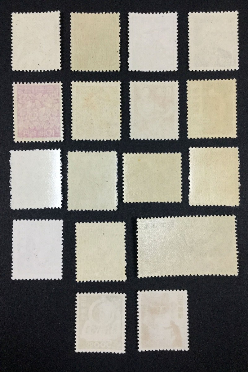 MOMEN: JAPAN SC #509-521B 1950-2 COMPLETE SET MINT OG NH LOT