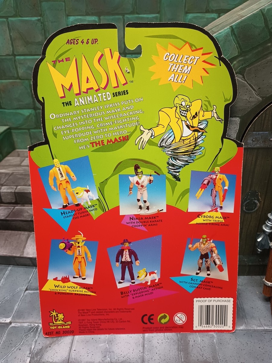 NEW FACTORY SEALED 1997 THE MASK THE ANIMATED SERIES NINJA MASK