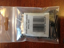 1 inch, 25mm Bright Round Steel Flat Head Nails,  (approx 200 nails) 