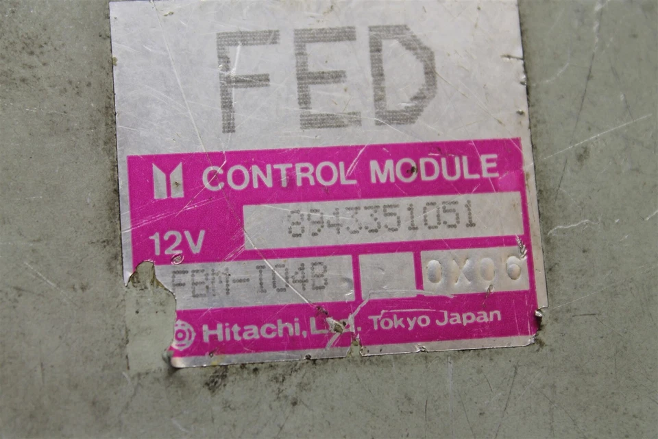  8943351051 Isuzu Pickup 1990-93 Unidad de control del motor 2,3 L módulo ECU 3N2 260 B1 Foto 3 de 4