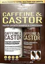 Hair Chemist Limited ~ Caffeine & Castor Faster Growth Shampoo & Conditioner