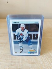 1990/91 Upper Deck Hockey Kip Miller Young Guns Rookie Card #522 Nordiques