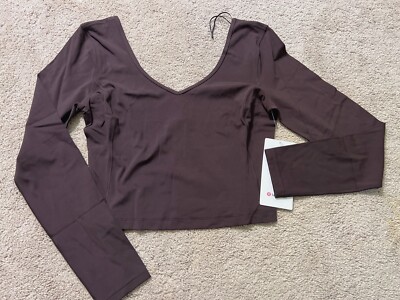 Lululemon Align Long Sleeve Top, French Press Brown NWT size optional $78