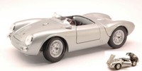 Maisto 1/18 Porsche 550 A Spyder 1953 Silber Statisches Modell Diecast