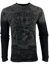 Xtreme Couture by Affliction Men's T-Shirt Dead or Alive Skull Wings S-4XL