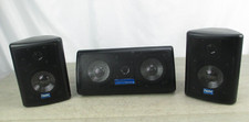 Digital Research Surround Sound System 3 Speakers Home Theater Black Tested