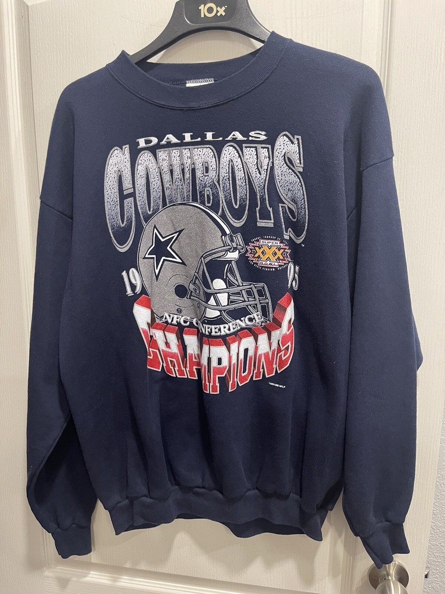 90s USA製NFL SUPER BOWL COWBOYS スウェット　XXL TNT VINTAGE 1995 DALLAS COWBOYS SUPER BOWL XXX 30 SWEATSHIRT XXL