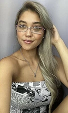 Silhouette SPX 1998 10 6071 54mm Clear Red Women's Eyeglasses 