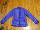 Patagonia Women 800 Fill Power Down Ultralight Sweater Jacket Violet Blue Small