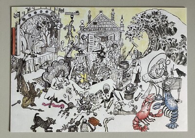CHRIS ORR, Ausstellungsankündigungskarte, Royal Academy Of Arts, London, 2022.