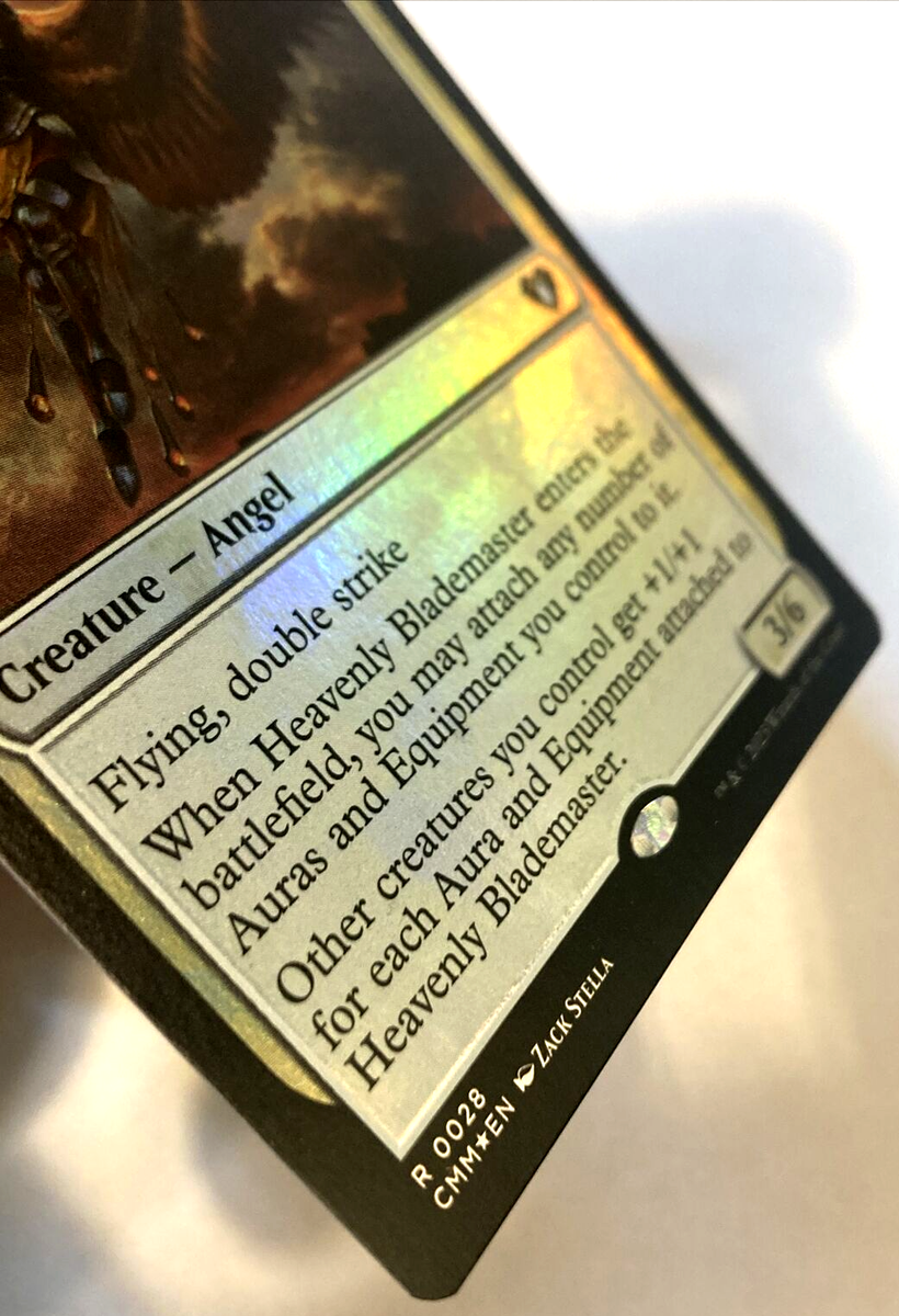 MTG Heavenly Blademaster FOIL Commander Masters 28 Angel NM | eBay