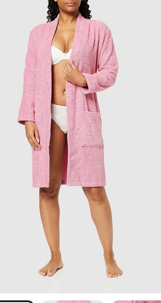 Iris And Lilly Women’s Short Dressing Gown Blue/Pink/Grey Size 10 and 12 eBay