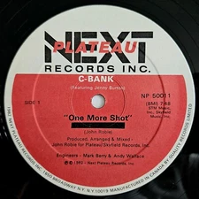 ELECTRO-FUNK - C-BANK - ONE MORE SHOT - NEXT PLATEAU OG PRESSING - FREESTYLE