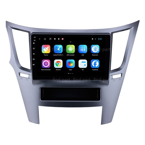Radio estéreo de coche 9" Android 12 para Subaru Outback 2010~16 GPS NAVEGACIÓN 2.5D USB