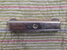 MADE IN USA - VINTAGE EKLIND TOOL #M17 METRIC POCKET HEX KEY ALLEN WRENCH SET