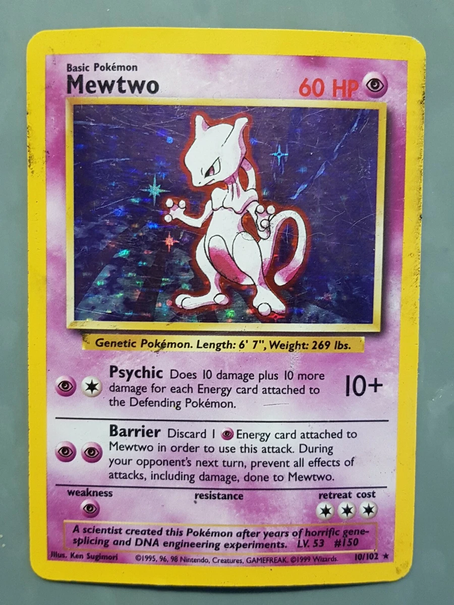 Mewtwo Card Original
