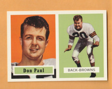 Don Paul Cleveland Browns 1994 Topps Archives #114 Washington State Cougars 9H