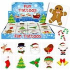 12 - 144 Christmas Xmas Pretend Transfers Tattoos Stocking Fillers Santa