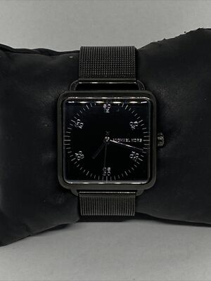 Michael Kors Brenner MK3562 Womens Black Stainless Steel Analog - Main Image