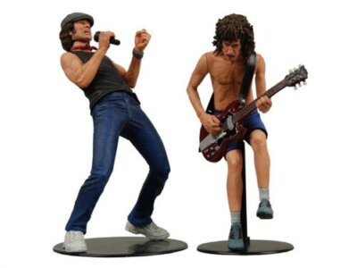 AC/DC Brian Johnson & Angus Young フィギュア AC/DC - Angus Young & Brian Johnson 2- Pack Set by NECA | eBay