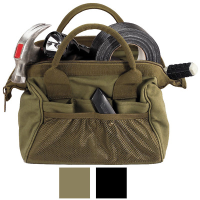 Canvas Platoon Tool Bag Wide-Mouth Large Storage Heavy Duty Work Carry Tote